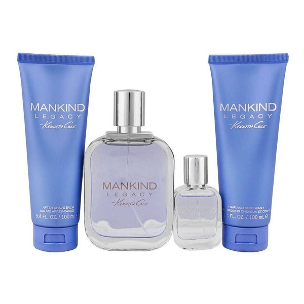 Kenneth Cole Mankind Legacy Gift Set 100ml EDT + 30ml EDT + 100ml Aftershave Balm + 100ml Shower Gel