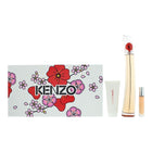 Kenzo Flower by Kenzo L'Absolue Gift Set 100ml EDP + 10ml EDP + 75ml Body Lotion