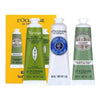 L'Occitane en Provence Travel Exclusive Hand Cream Collection 3 x 30ml Almond + Verbena + Shea Butter
