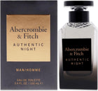 Abercrombie &amp; Fitch Authentic Night Eau de Toilette 100ml Spray