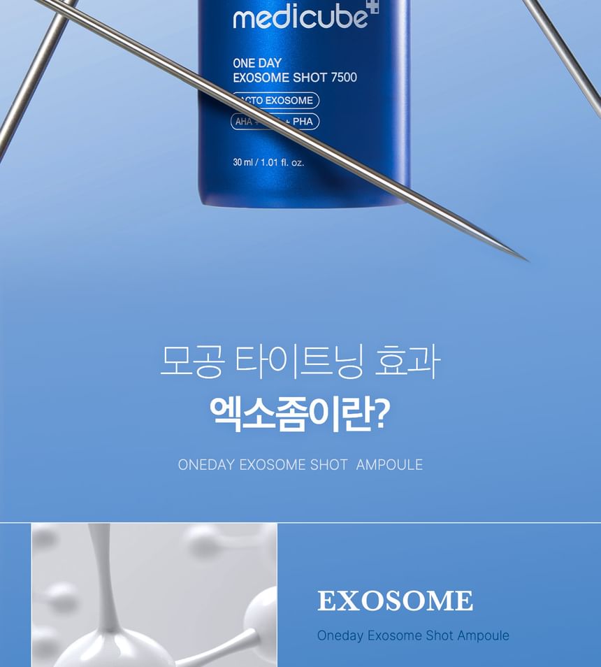 Medicube One Day Exosome Shot 7500 Ampoule 30ml