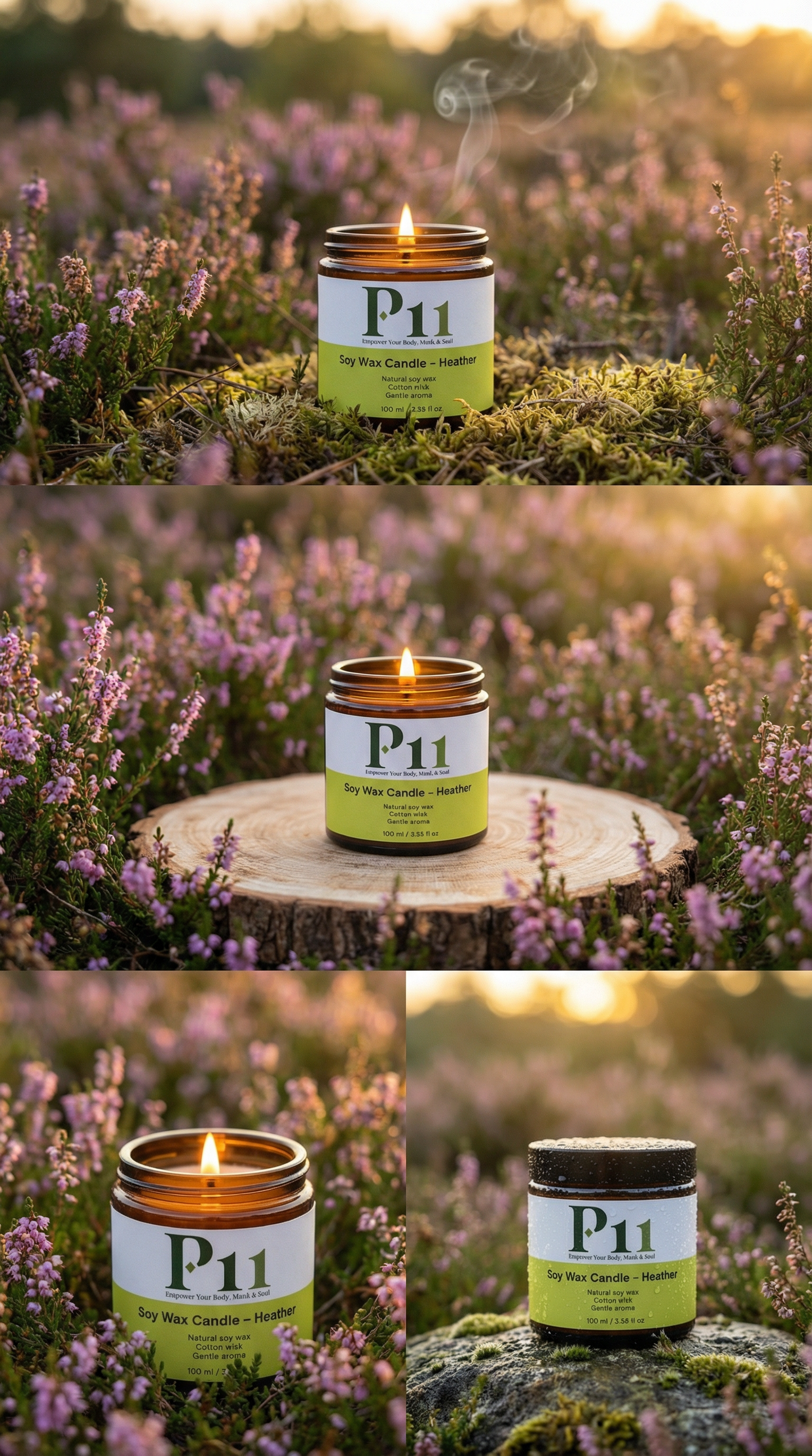 P11 - Soy Wax Candle - Heather