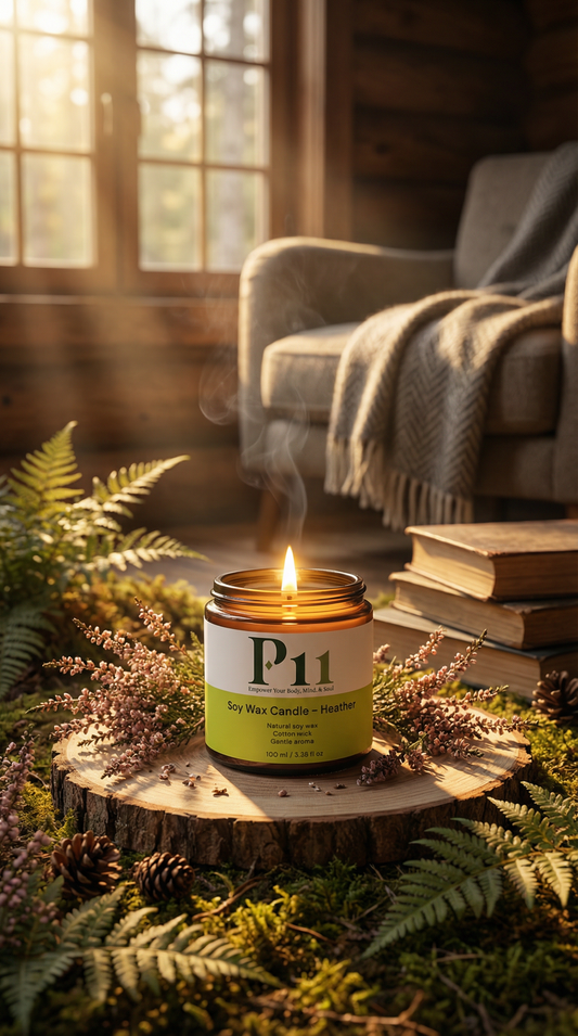 P11 - Soy Wax Candle - Heather