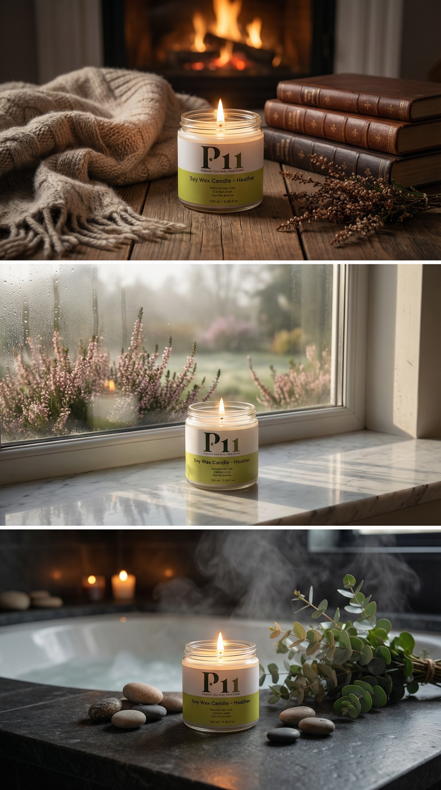 P11 - Soy Wax Candle - Heather