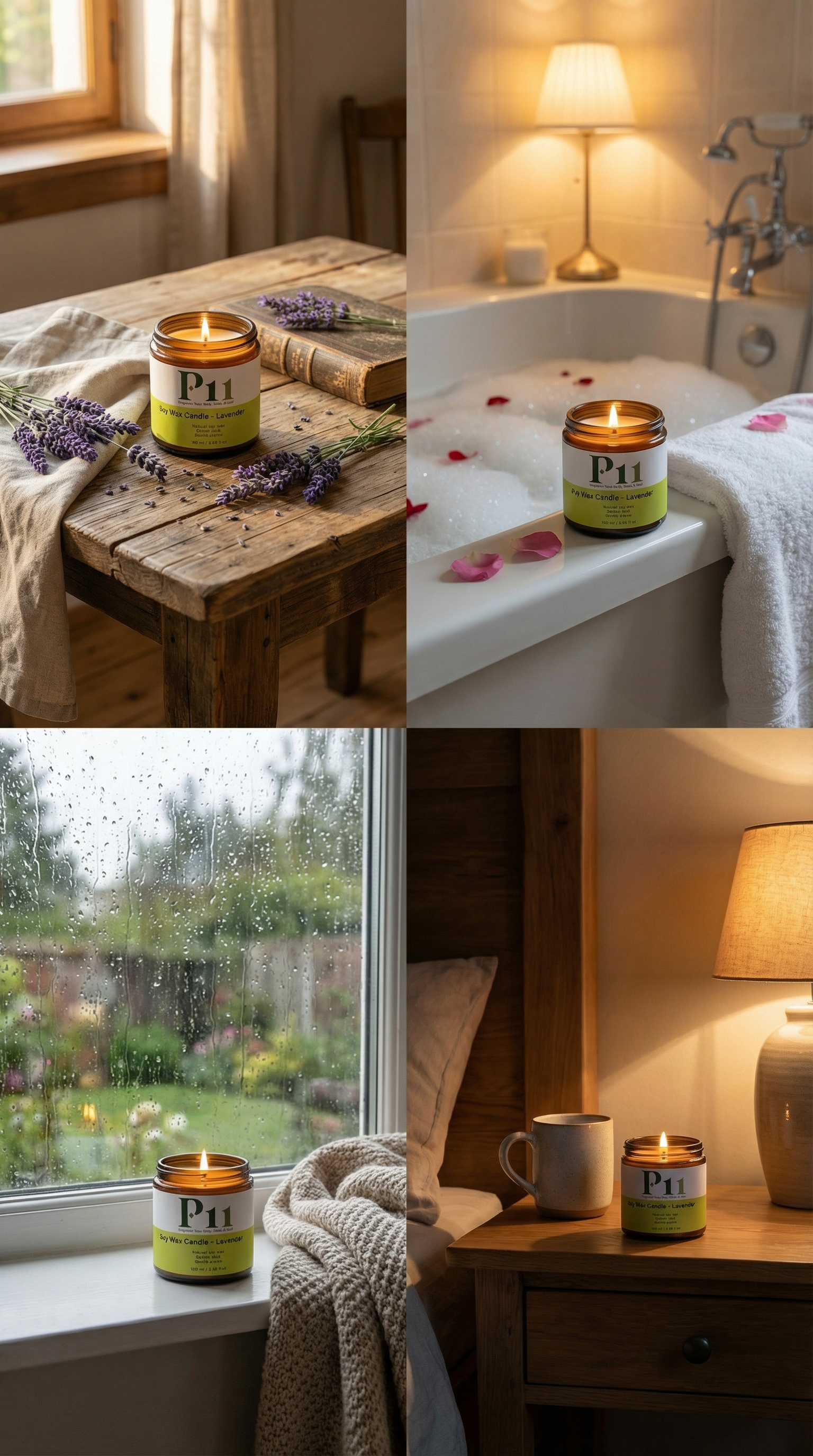 P-11 - Soy Wax Candle, Lavender