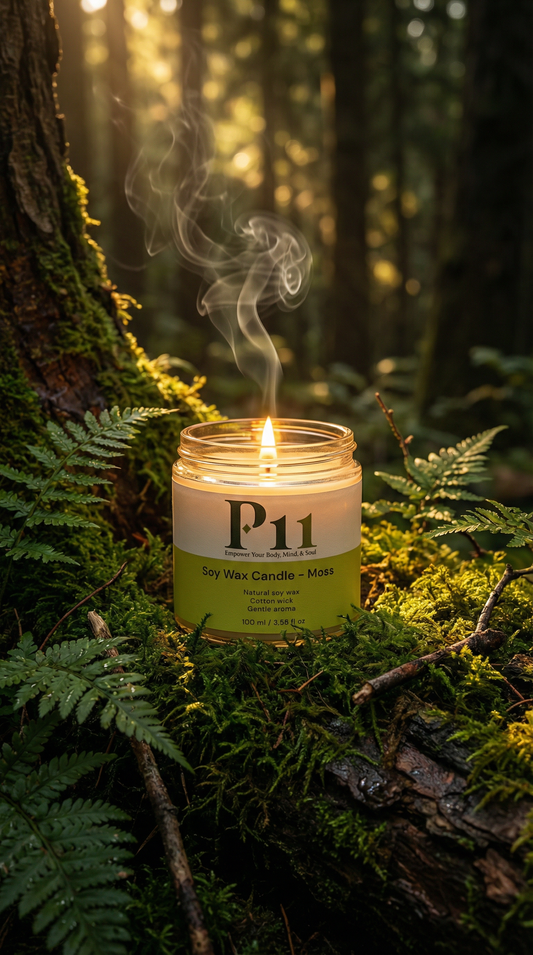 P11 - Soy Wax Candle, Moss