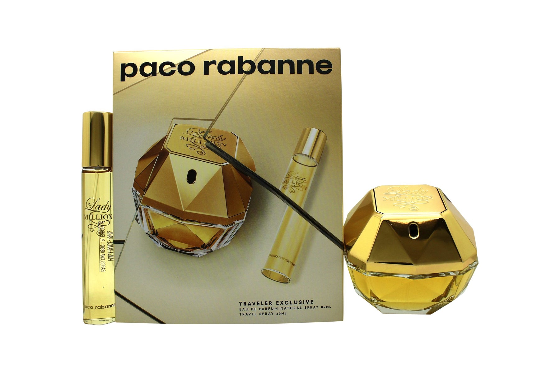 Paco Rabanne Lady Million Gift Set 50ml EDP + 10ml EDP