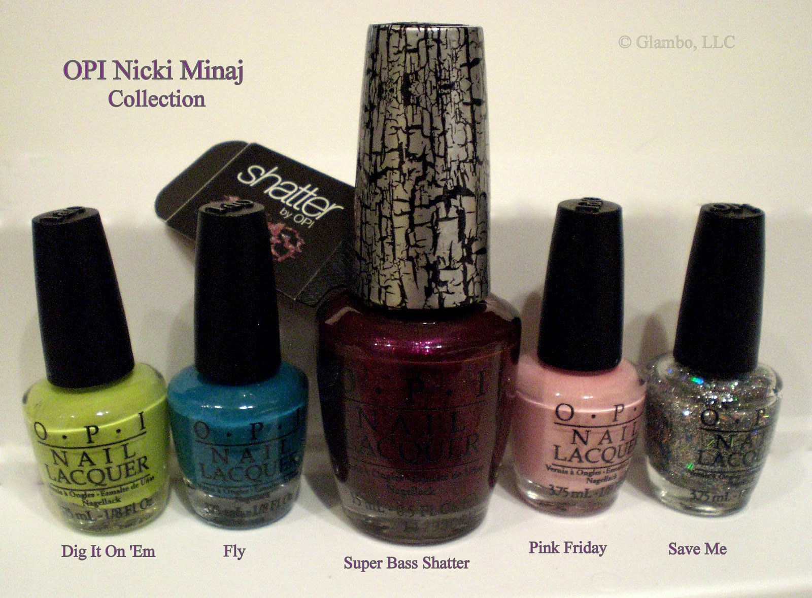 OPI Nicki Minaj Nail Polish 15ml - Super Bass Shatter