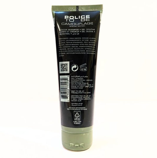 Police To Be Camouflage All Over Body Shampoo 100ml