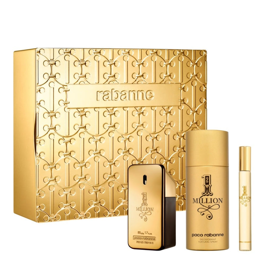Paco Rabanne Miniatures For Him Gift Set 5ml 1 Million EDT + 5ml 1 Million Elixir EDP + 5ml Invictus EDT + 5ml Phantom EDT