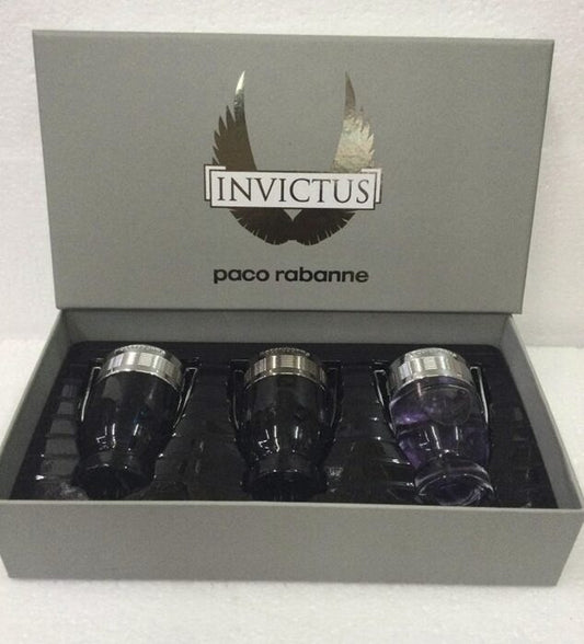 Paco Rabanne Invictus Gift Set 100ml EDT + 10ml EDT