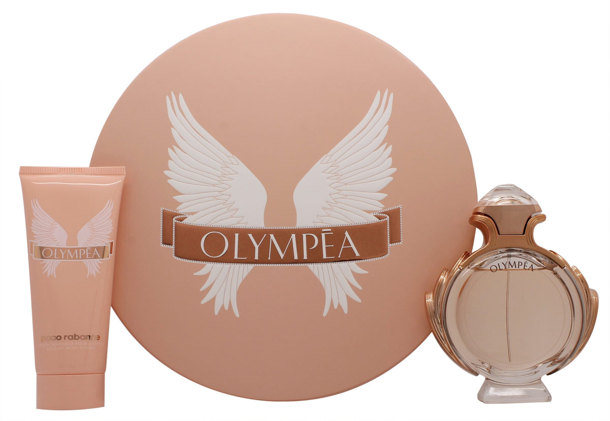 Paco Rabanne Olympea Gift Set 80ml EDP + 100ml Body Lotion + 10ml EDP Travel Spray