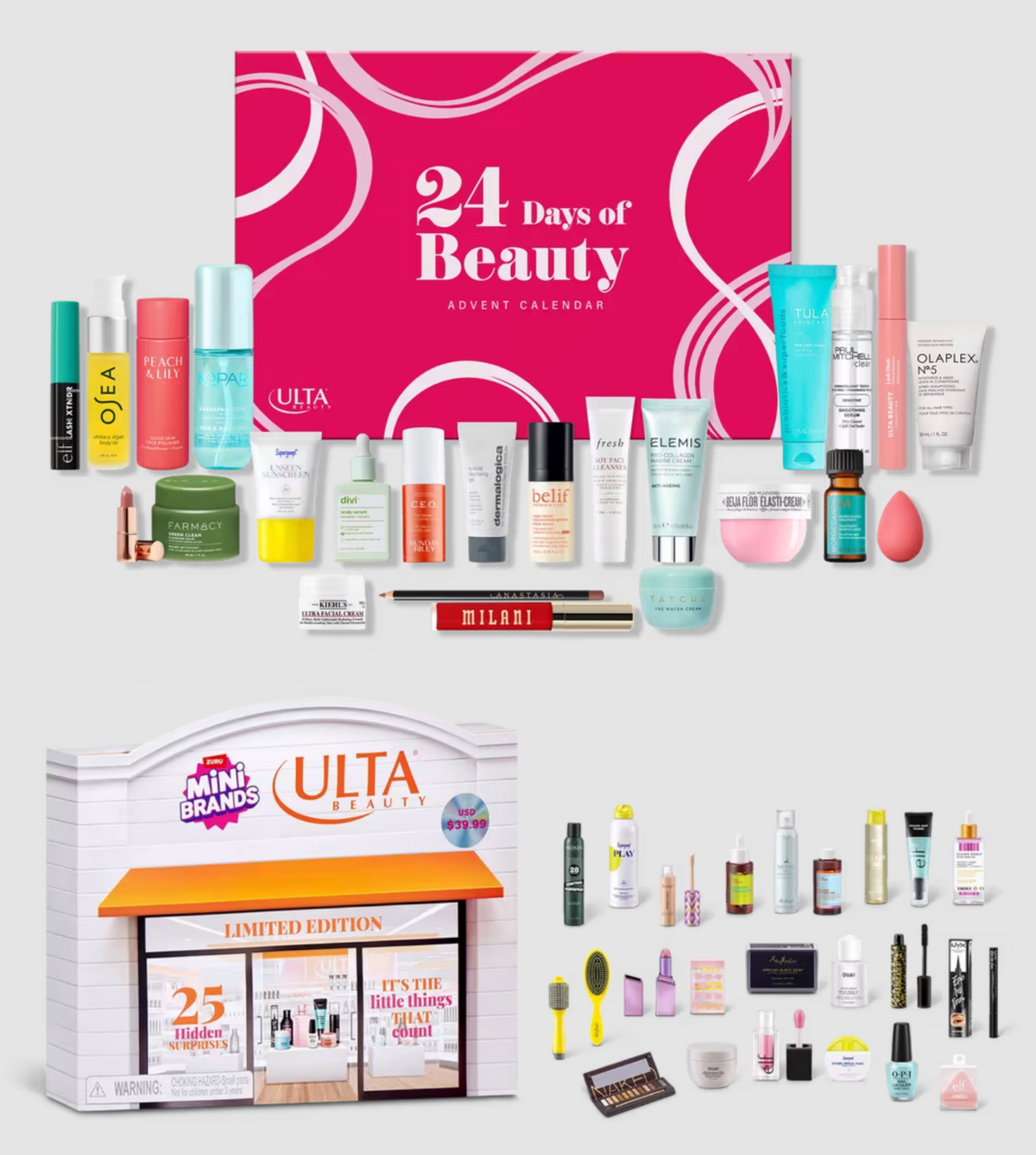 Q-KI 24 Days of Beauty Advent Calendar 2025 24 Pieces