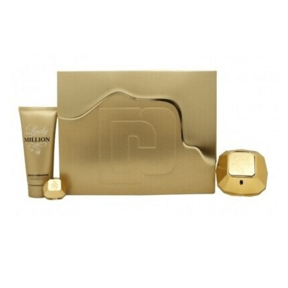 Paco Rabanne Lady Million Gift Set 80ml EDP + 100ml Body Lotion