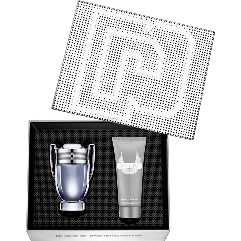 Paco Rabanne Invictus Gift Set 50ml EDT + 10ml EDT + 100ml Shower Gel