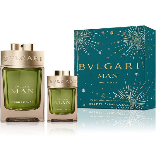 Bvlgari Man Wood Essence Gift Set 100ml EDP + 15ml EDP