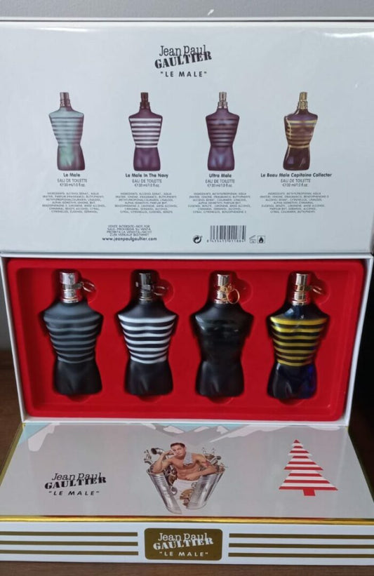 Jean Paul Gaultier Le Male Gift Set 125ml EDT  + 50ml Aftershave Balm + 75g Deodorant Stick