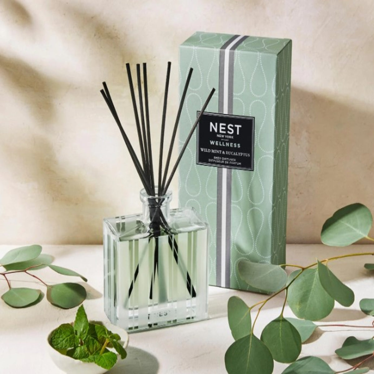 The Olphactory Grace Mint Tea Basil Reed Diffuser 250ml