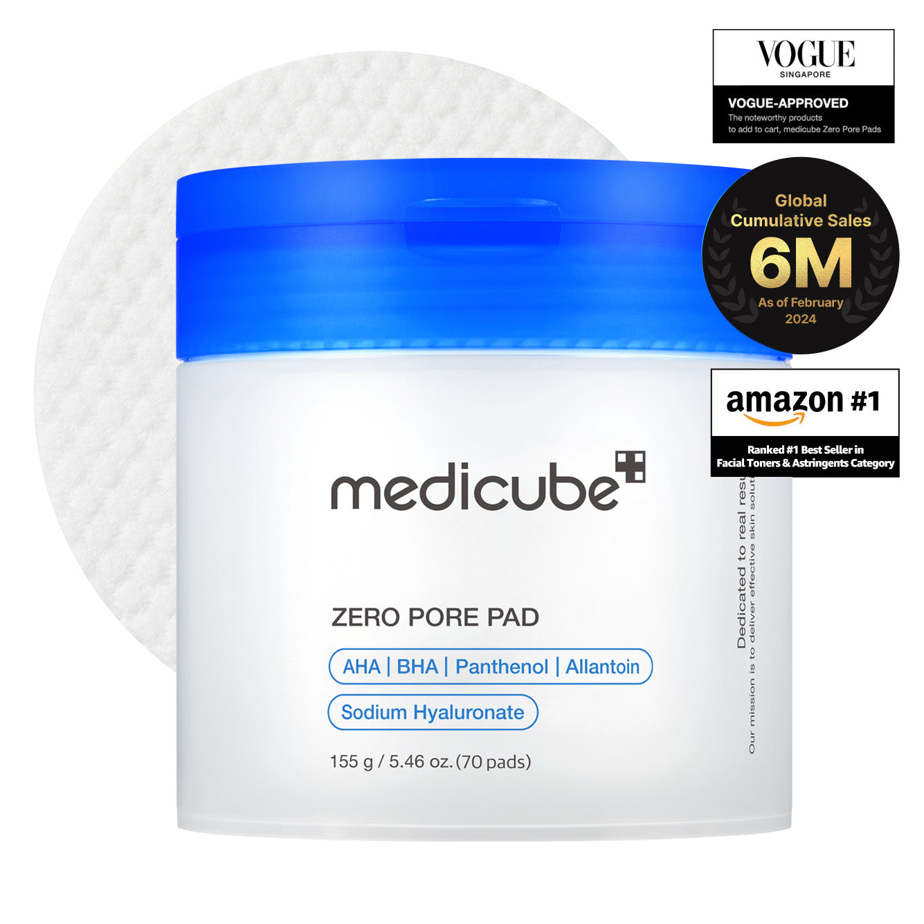 Medicube Zero Pore Pads 2.0 - 70 pcs (100ml)
