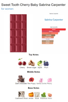 Sabrina Carpenter Sweet Tooth Cherry Baby Eau de Parfum 30ml Spray