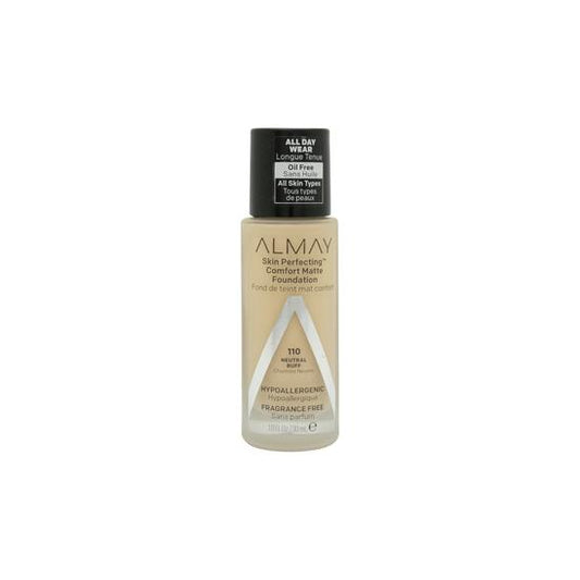 P-Eleven Almay Skin Perfecting Comfort Matte Foundation 30ml - 110 Neutral Buff