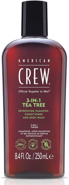 American Crew 3-in-1 Tea Tree shampoo conditioner and body wash 250ml