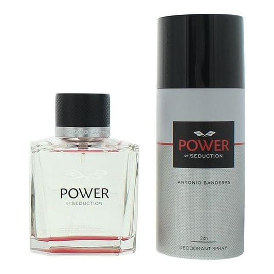 Antonio Banderas Power of Seduction Gift Set 100ml EDT + 150ml Deodorant Spray