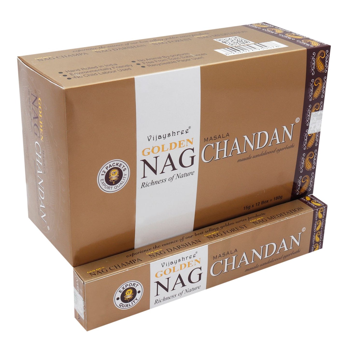 P-Eleven 15g Golden Nag - Chandan Incense