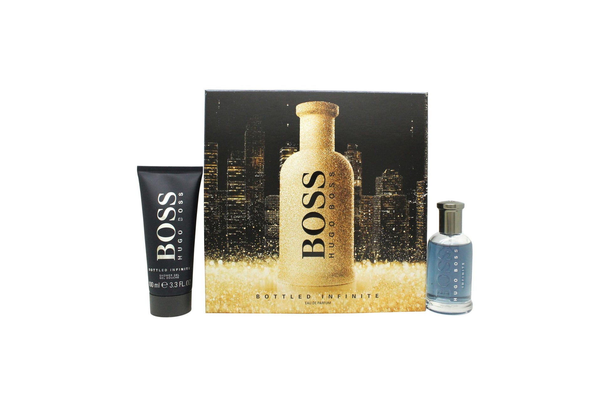 Hugo Boss Boss Bottled Parfum Geschenkset 100ml EDP + 100ml Duschgel + 10ml EDP