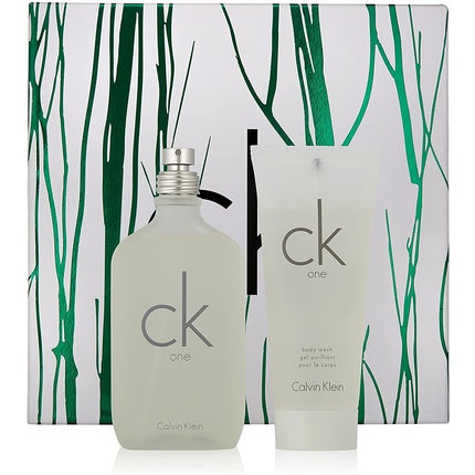 Calvin Klein CK One Gift Set 100ml EDT + 100ml Body Wash + 15ml EDT