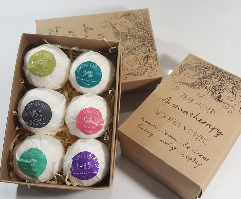 The Kind Edit Co. Spa Botanique Bath Fizzer Gift Set 4 x 50g Bath Fizzers