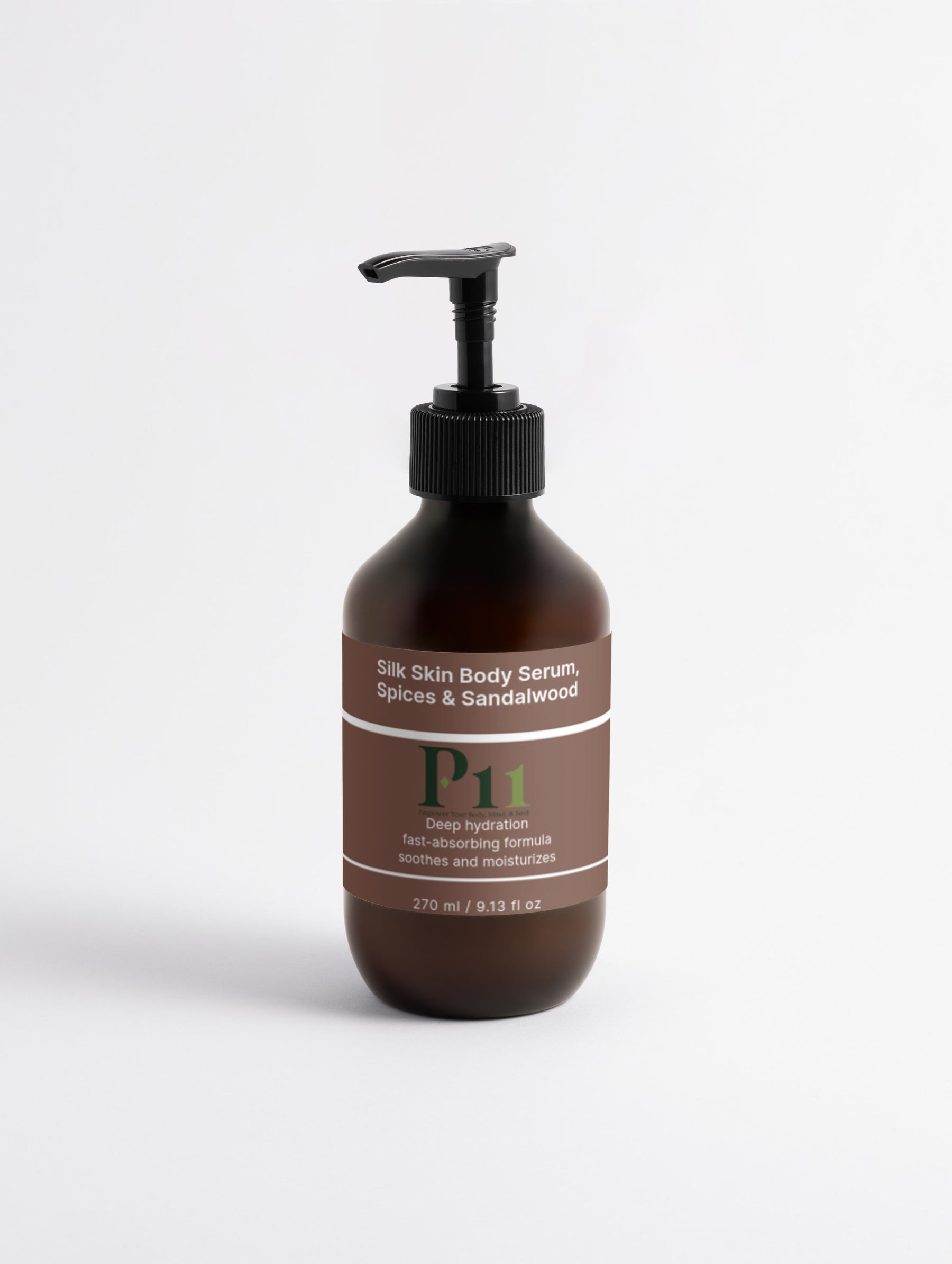 P-11 - Silk Skin Body Serum Spices & Sandalwood
