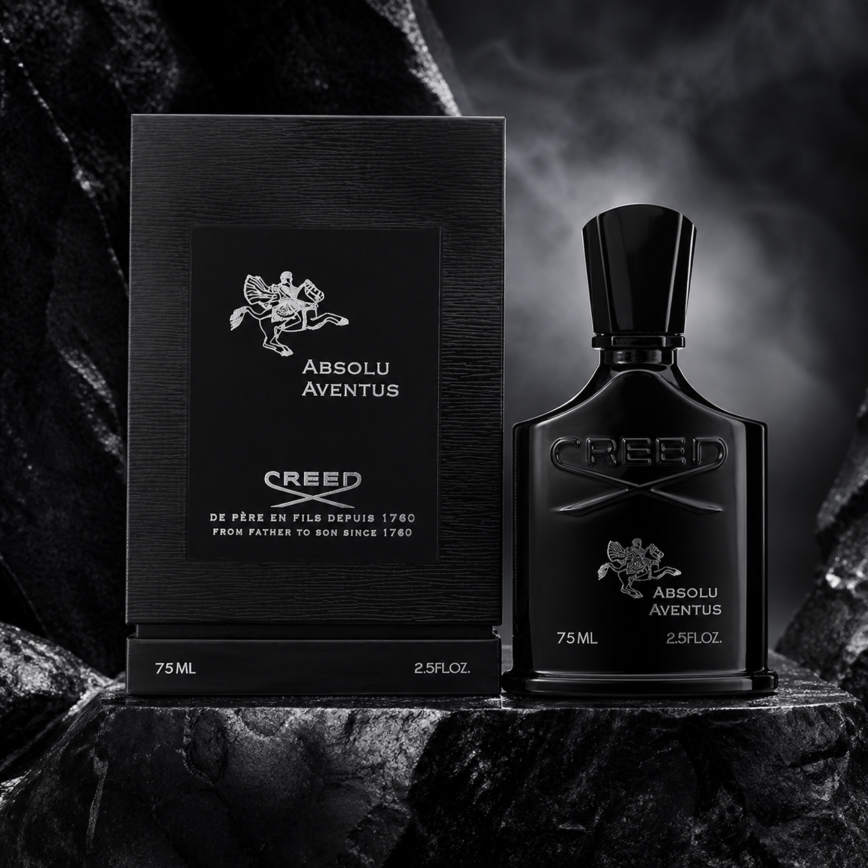 Creed Absolu Aventus Eau de Parfum 75ml cinematic campaign image