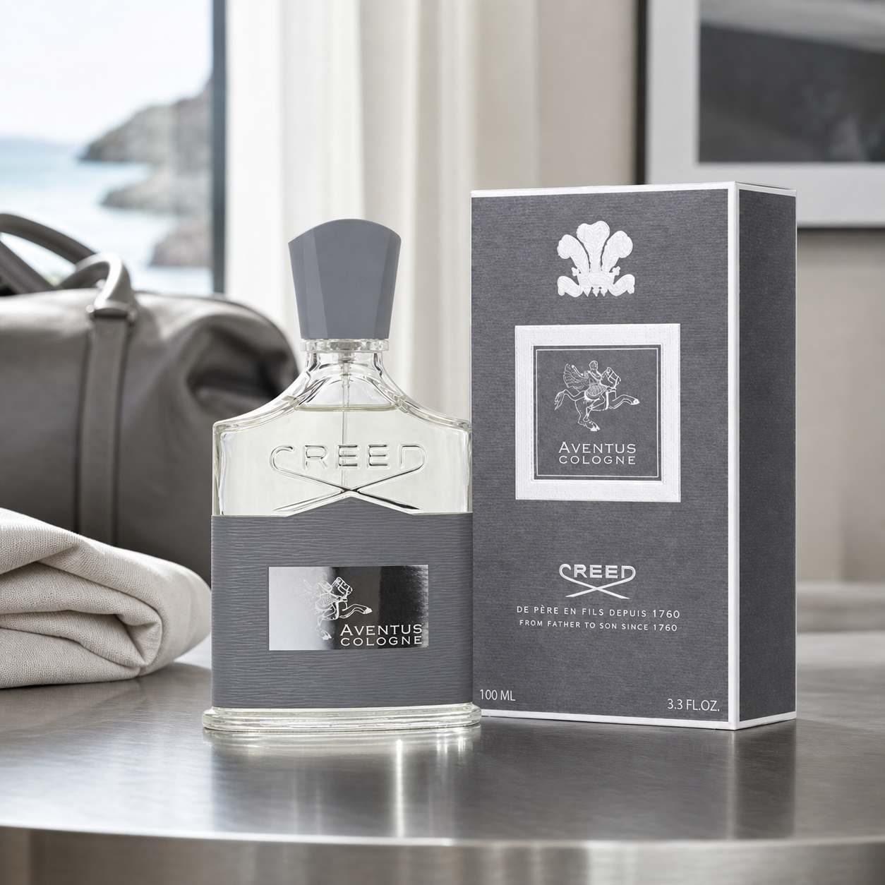 Creed Aventus Cologne Eau de Parfum 100ml luxury travel lifestyle image