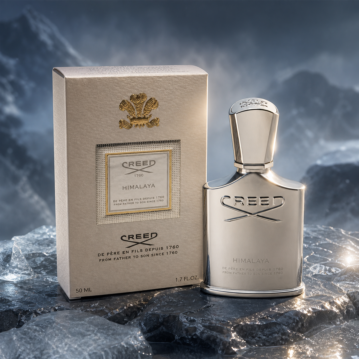 Creed Himalaya Eau de Parfum 50ml luxury campaign image