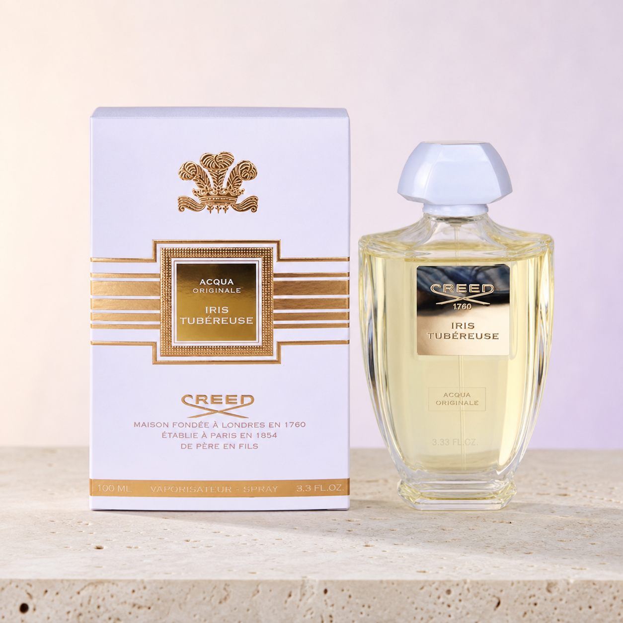 Creed Iris Tubéreuse 100ml premium studio image