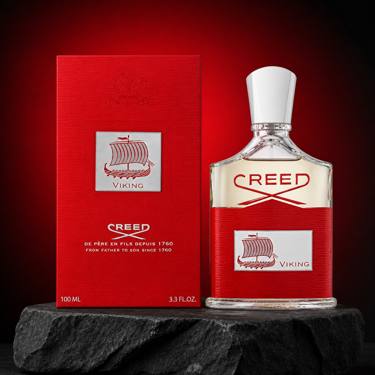 Creed Viking 100ml premium studio image