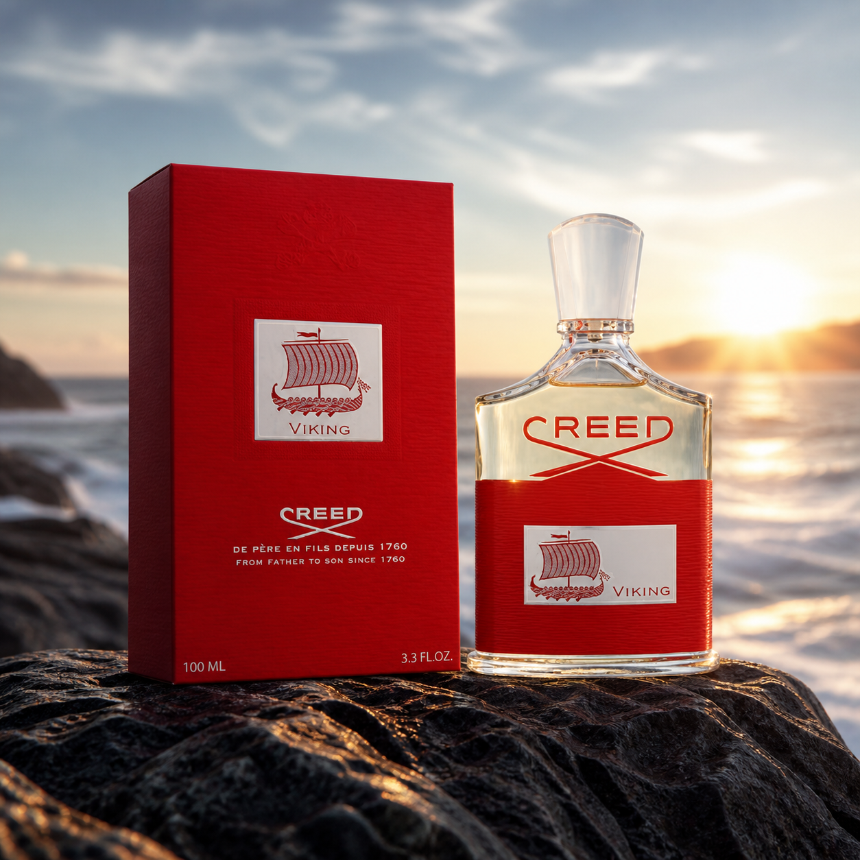Creed Viking 100ml coastal lifestyle image