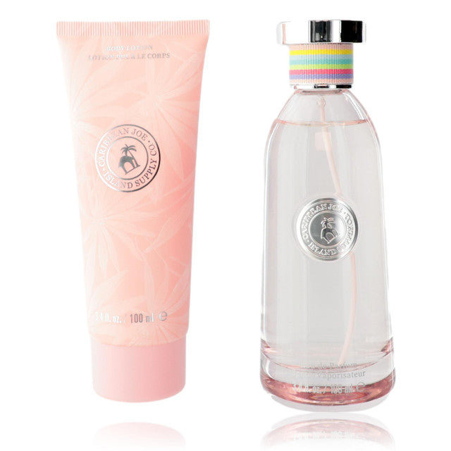 Caribbean Joe Paradise Isle Gift Set 100ml EDP + 100ml Body Lotion