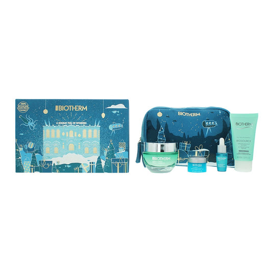 Biotherm Aquasource Gift Set 50ml Aquasource Hyalu Plump Gel + 7ml Life Plankton Regenerating Serum + 5ml Life Plankton Eye