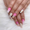 Sunkissed Nail Studio French Ombre Acrylnägel Stärke Rund 24 Stück