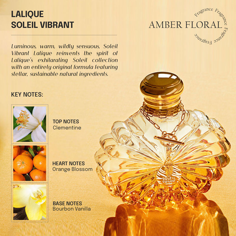 Lalique Soleil Vibrant Eau de Parfum 50ml Spray