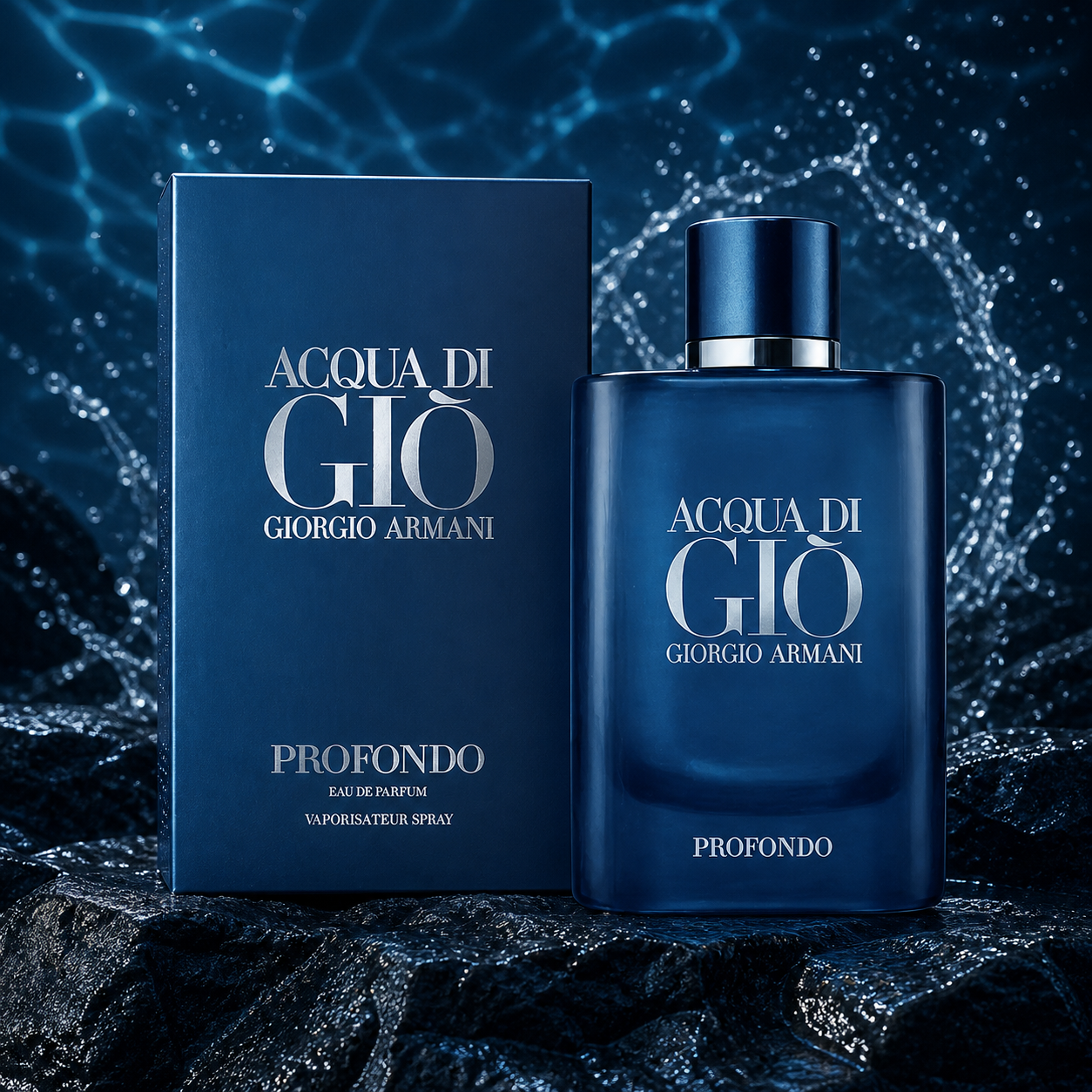 Giorgio Armani Acqua di Giò Profondo Eau de Parfum 100ml marine campaign image