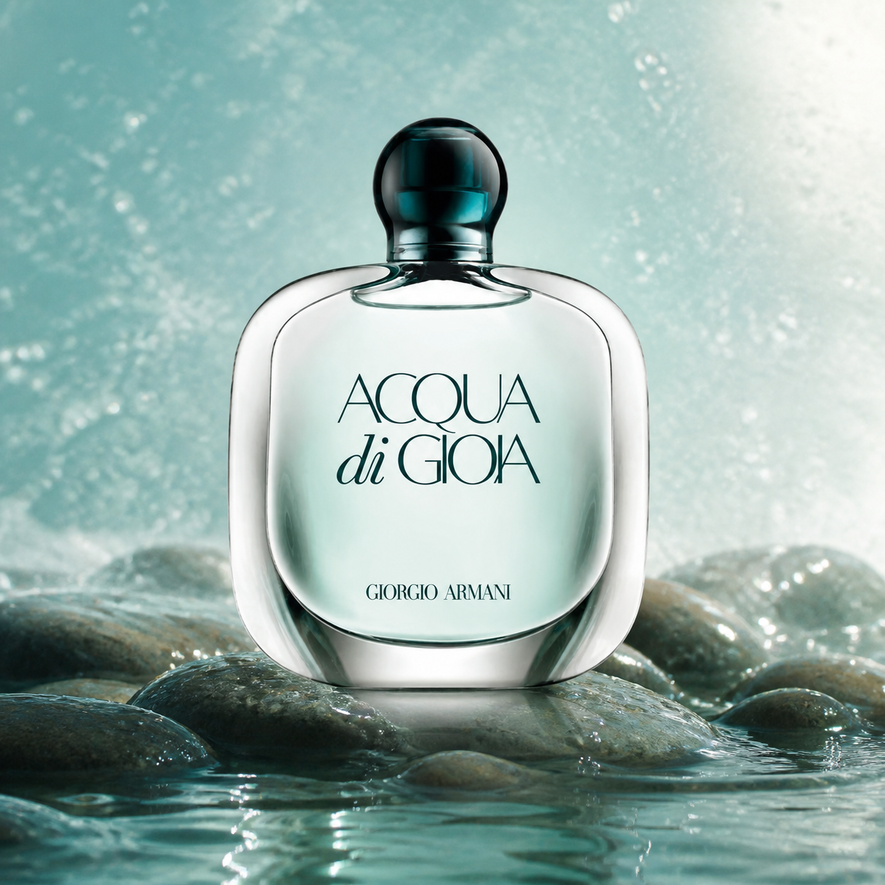 Giorgio Armani Acqua di Gioia Eau de Parfum 100ml aquatic campaign image