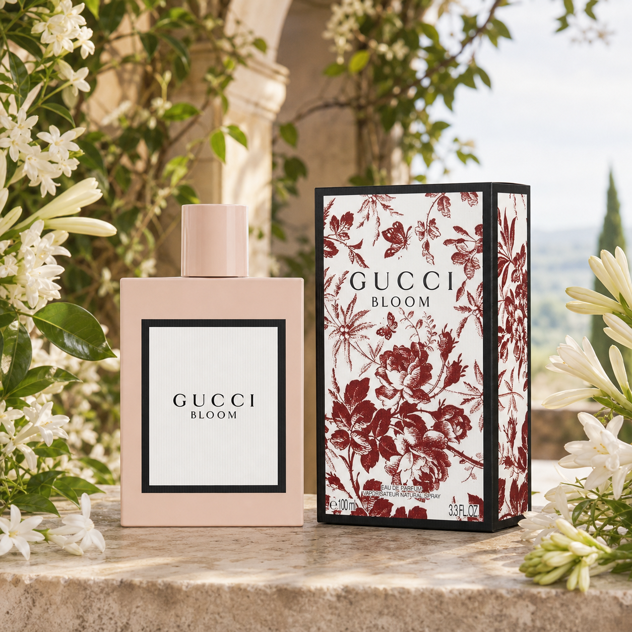 Gucci Bloom Eau de Parfum 100ml Italian garden lifestyle image