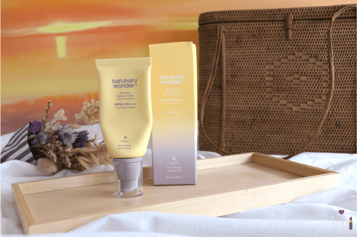 Haruharu Wonder Black Rice Moisture Airyfit Daily Sunscreen SPF50+/Pa++++ 50ml