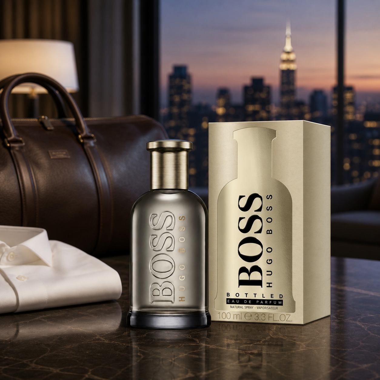 Hugo Boss Boss Bottled Eau de Parfum 100ml executive travel image