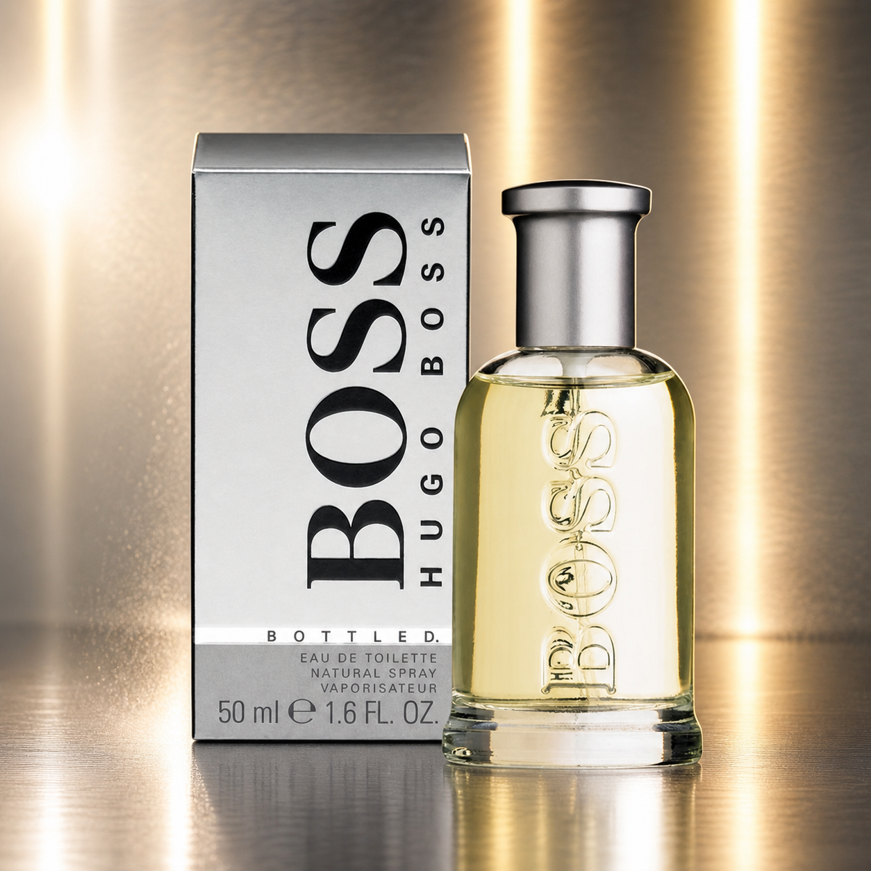 Hugo Boss Boss Bottled Eau de Toilette 50ml silver campaign image
