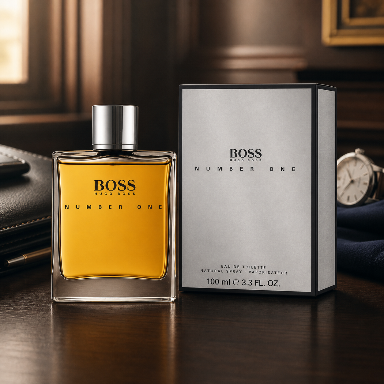 Hugo Boss Boss Number One Eau de Toilette 100ml executive office lifestyle image