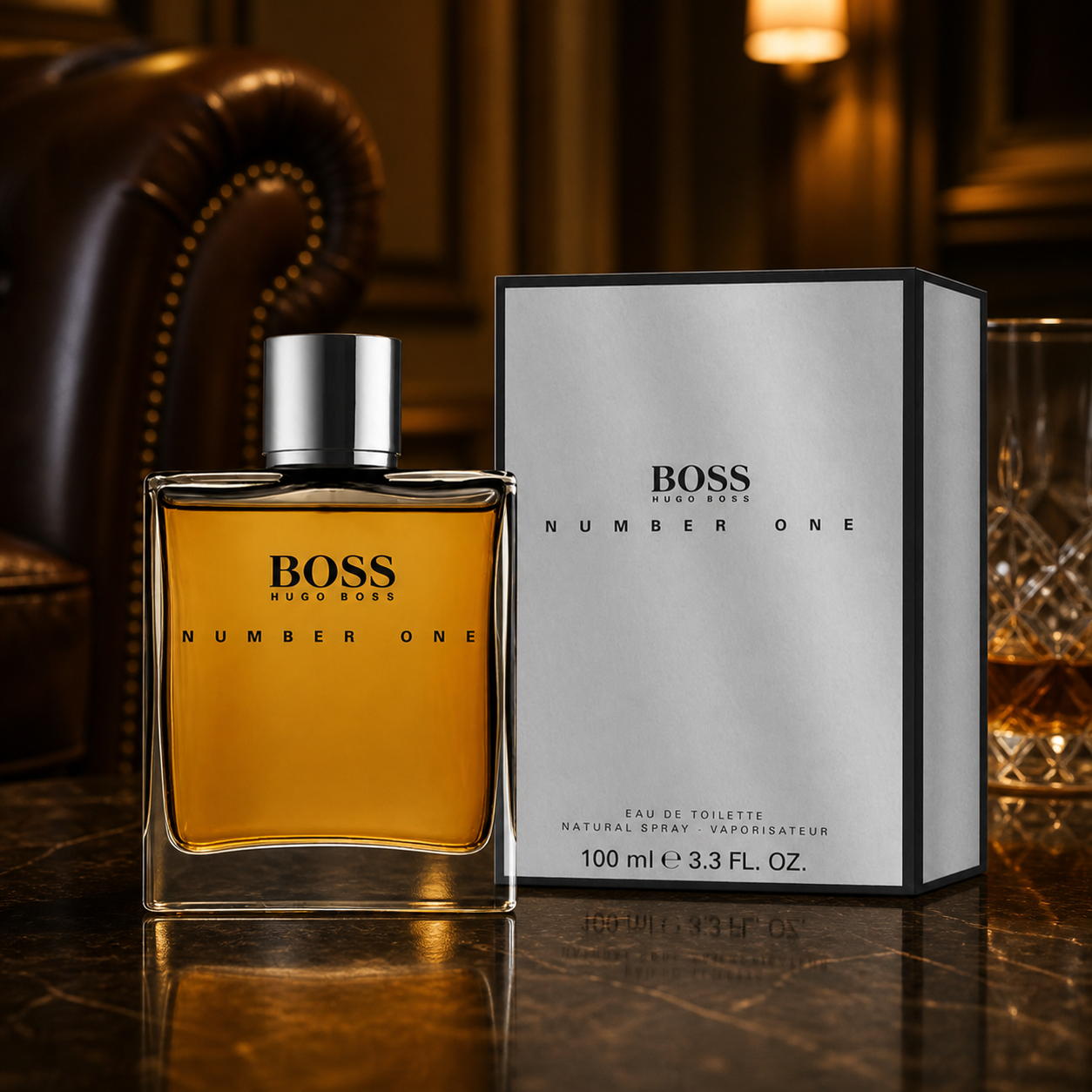 Hugo Boss Boss Number One Eau de Toilette 100ml evening lounge lifestyle image